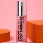 icy pink silver shimmer body oil